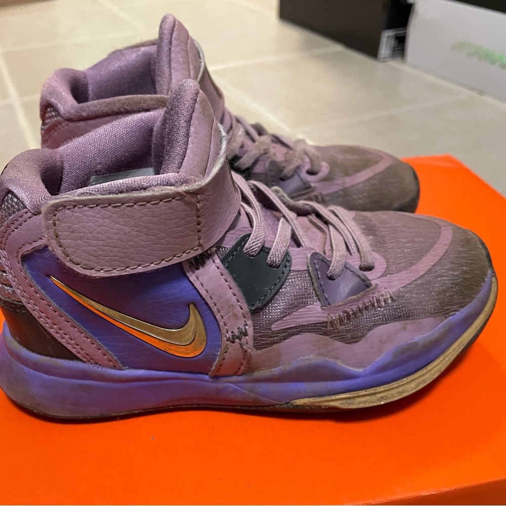 Nike Kids Purple High-Top Sneakers